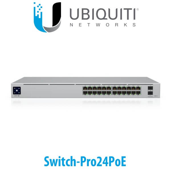 Ubiquiti UniFi Managed 24 Port Gigabit Switch with 802.3at PoE+ and 802.3bt  PoE - USW-Pro-24-POE